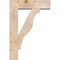 Ekena Millwork Funston Block Smooth Bracket w/ Offset Brace, Douglas Fir, 7 1/2"W x 26"D x 38"H BKT0806X26X38FST05SDF - alternate 3